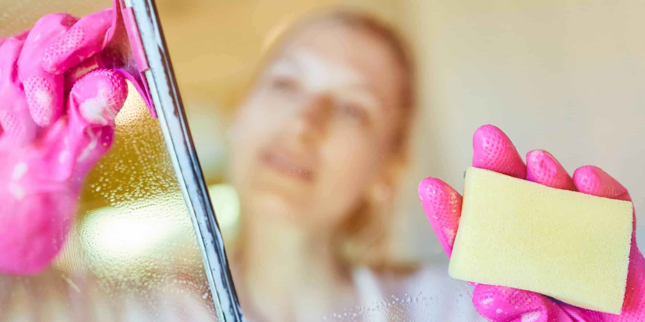Professional Window Cleaning lady