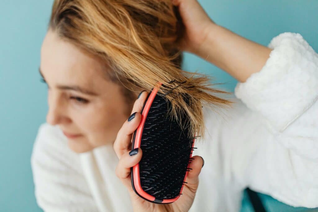 Brushing Her Hair
