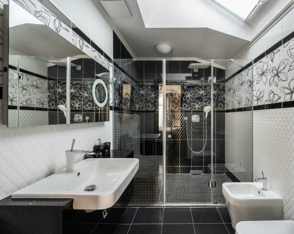 Clear Shower Glass