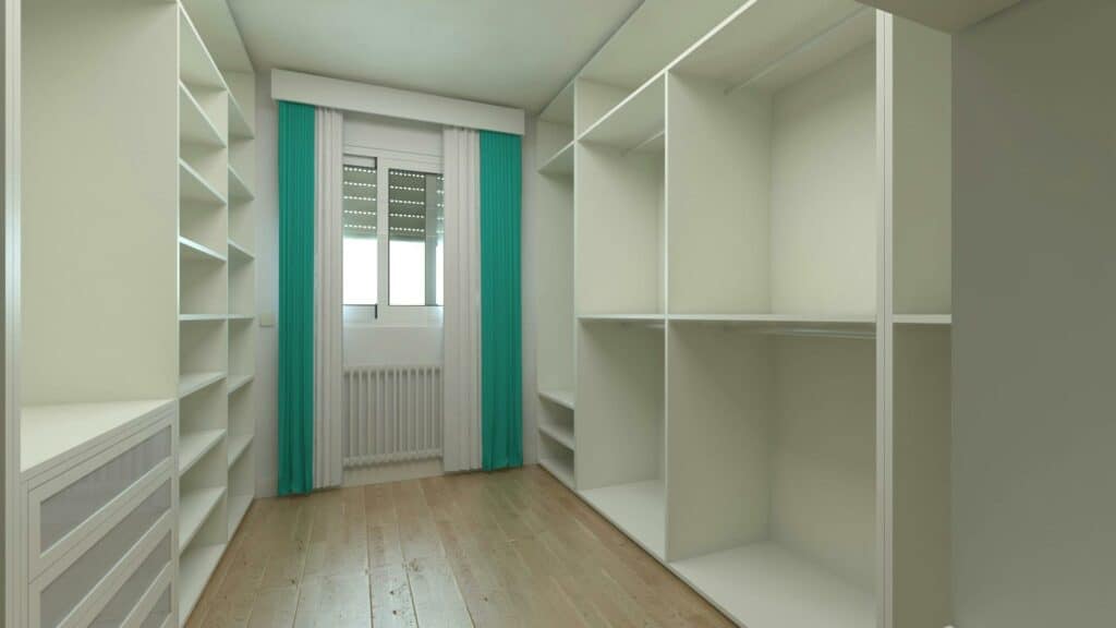 Empty Wardrobe Closet