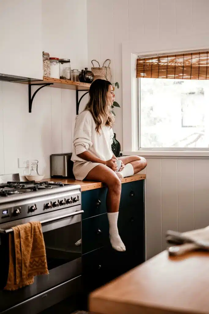 Sitting Beside the Oven