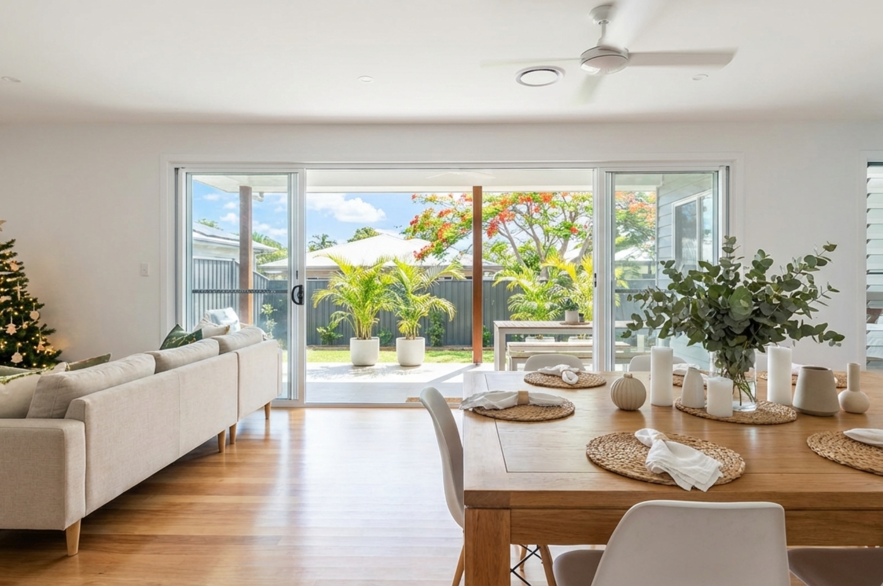 Clean and fresh living room